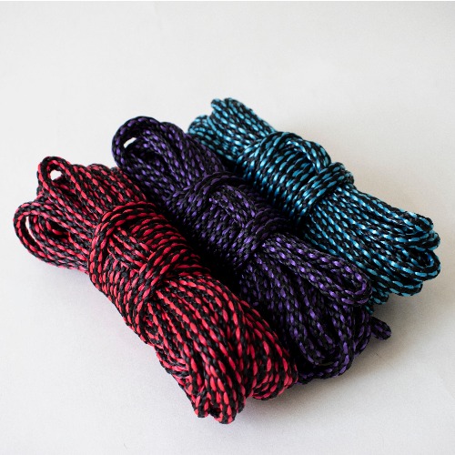 Just a Splash of Color! – 1/4" –  6mm – Solid Braid MFP Rope - Four Bundles / Regular Shears / All 4 Colors