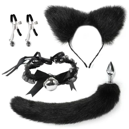 Cat Ear & Tail plug set