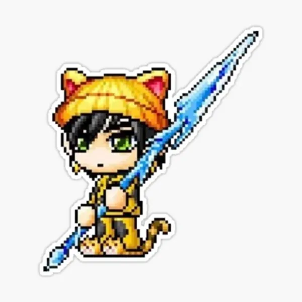 Tiger (MapleStory) Sticker by kawaiicrossing