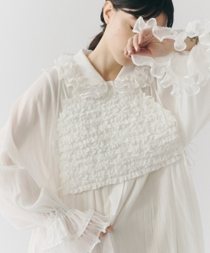 PERNA | サイドリボンフリルベスト - Buyee, an Online Proxy Shopping Service | Shop at ZOZOTOWN