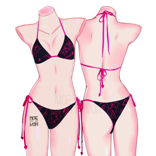 Manga Noises Bikini - Pink / L/XL
