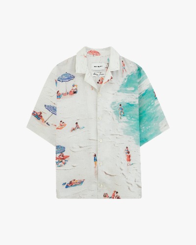 THANI BEACH SHIRT | XL / OFF-WHITE