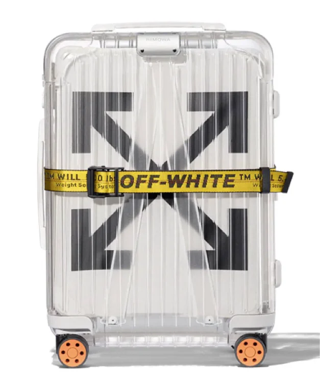OFF-WHITE Rimowa See Through 47L Case White