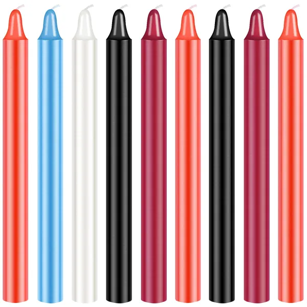 9 Pcs Low Temperature Candles Colored Dripping Candles Low Temp Candles for Couples Lover Home Decor