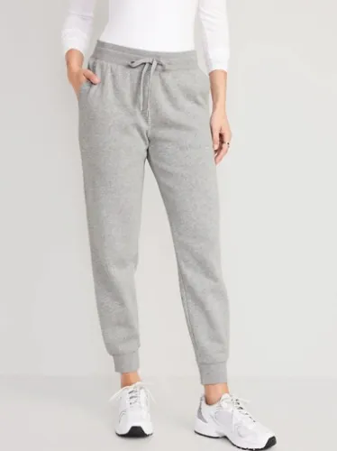 Mid-Rise Vintage Street Jogger Pants for Women