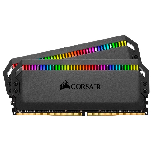 Corsair Dominator Platinum RGB 16GB (2x8GB) DDR4 3600MHz CL18 DIMM Unbuffered 18-19-19-39 XMP 2.0 Black Heatspreader 1.35V Desktop PC Gaming Memory