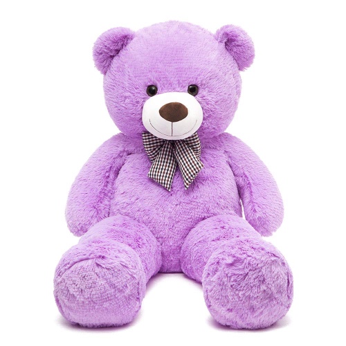 MorisMos Giant Cute Soft Toys Teddy Bear for Girlfriend Kids Teddy Bear (Purple-2, 47 Inch)