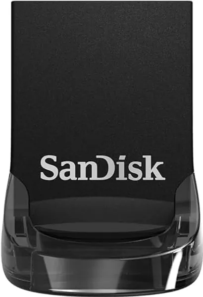 SanDisk Ultra Fit USB 3.2 Flash-Laufwerk 512 GB (Für Laptops, Spielkonsolen und Auto-Audiosysteme, Plug-and-Stay, 400 MB/s Lesen, RescuePRO Deluxe Software)