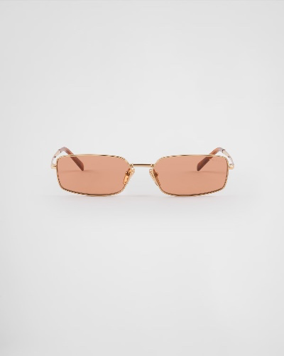 Terra Cotta Lenses Sunglasses With The Prada Logo | PRADA