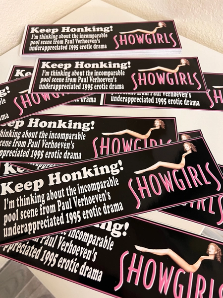 Showgirls Bumper Sticker - New Print!