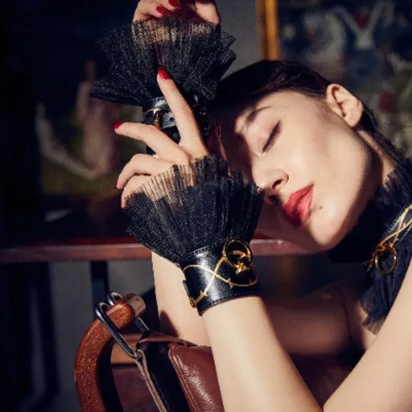 ZALO & UPKO Doll Designer Collection Leather Thorn Handcuffs
