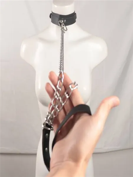 Sexy Toys Bdsm Fetish PU Leather Collar