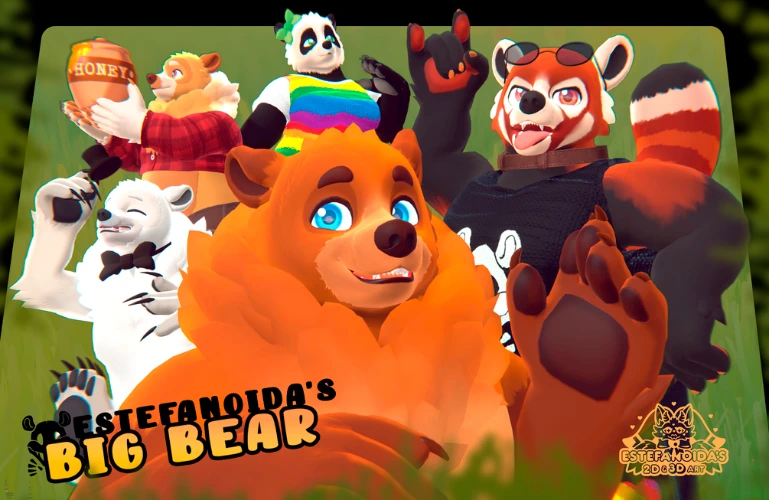 Este's Big Bear Avatar PC & Mobile (Gogo Loco + Face tracking)