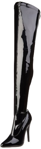 Pleaser - Dom3000/B, Stivale da donna - 46 EU - Nero