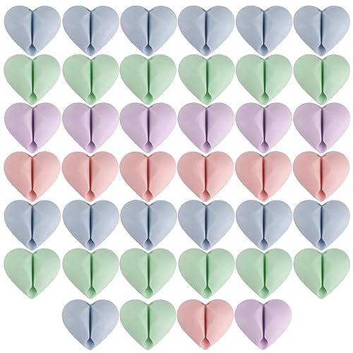 40 Pack Cable Management Clips | Colorful-40Pack