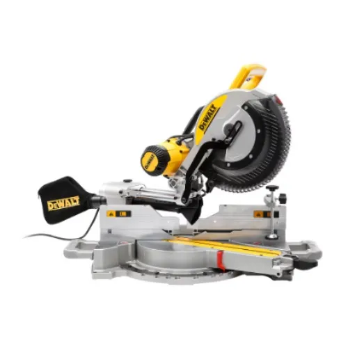 DEWALT 15 Amp Corded 12-Inch Double Bevel Sliding Compound Miter Saw, Blade Wrench and Material Clamp
