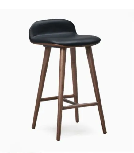 Boulder leather counter stools