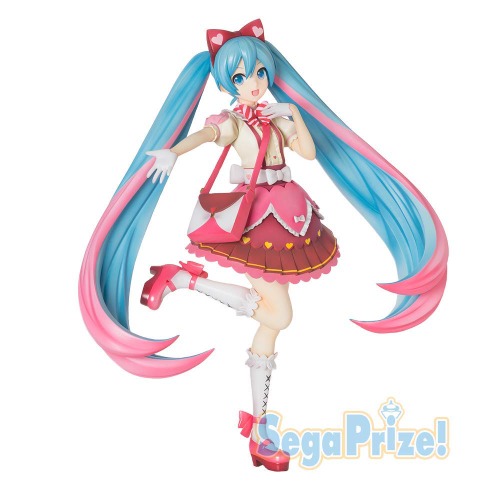 Sega Project Hatsune Miku Series Super Premium Action Figure Ribbon Heart, 8.6"