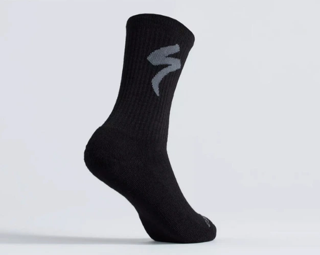 Merino Midweight Tall Logo Socks