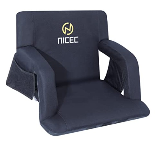 Nice C Stadium Seat, 5-Posisition Reclining Waterproof Cushion
