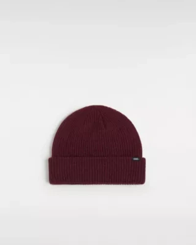 Core Basics Beanie in Burgundy | Vans IE