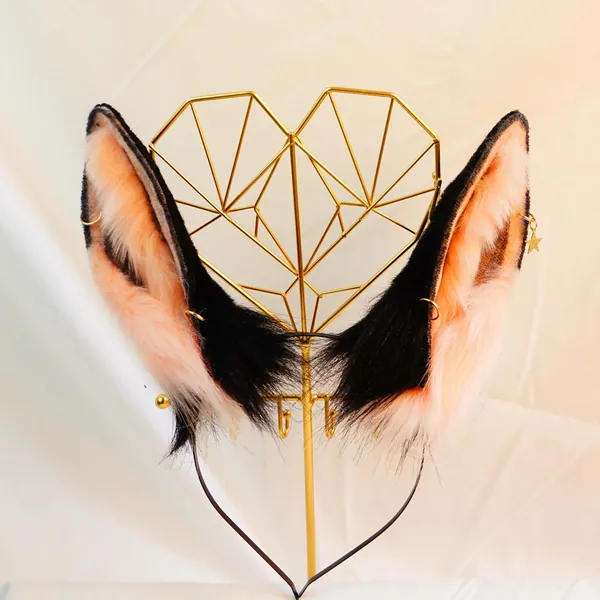 realistic bunny ears, faux fur ears, rabbit ears, fluffy ears, bunny ears, animal ears, ears, cosplay ear,costume ears, anime cosplay, 168