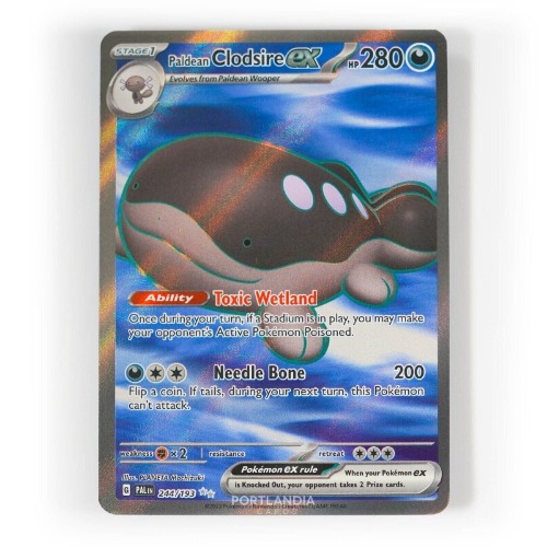 Pokemon - Paldean Clodsire ex - 244/193 - SV Paldea Evolved - Full Art Card
