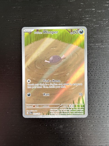 Pokémon TCG Paldean Wooper Scarlet &amp; Violet - Paldea Evolved 221/193 Holo