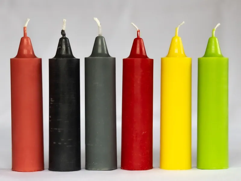 Pack 6 Petites Bougies Pilier basse température