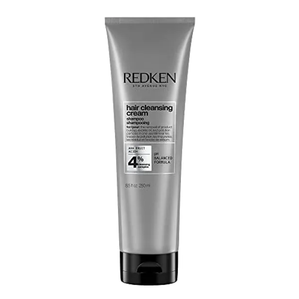 Redken Detox Hair Cleansing Cream Clarifying Shampoo | For All Hair Types | Removes Buildup & Strengthens Hair Cuticle