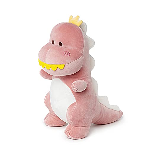 Adorlynetty Dinosaur Stuffed Animal,12” Cute Dinosaur Plush Dinosaur Plushie Soft Dino Plush Dino Stuffed Animals Toys for Boys Girls Kids Baby (Pink) - Pink - 12.2in