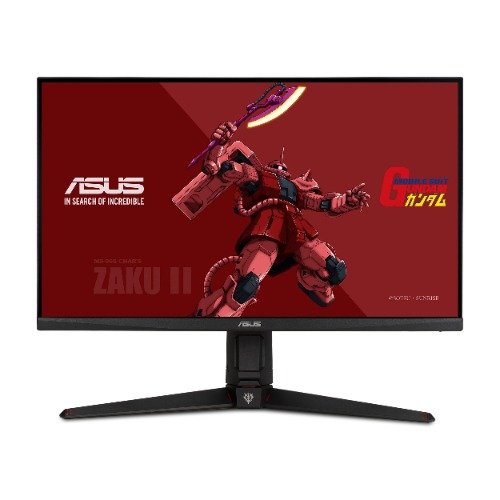 ASUS TUF Gaming 27” 1440P HDR Monitor (VG27AQGL1A) ZAKU II Edition - QHD (2560 x 1440), 170Hz, 1ms, IPS, G-SYNC Compatible, Extreme Low Motion Blur Sync, 130% sRGB, Eye Care, DisplayPort, HDMI, USB - 