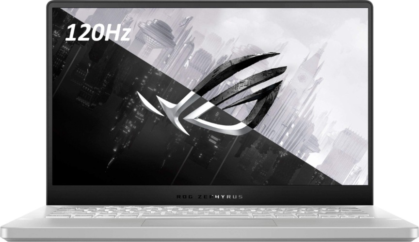 ASUS ROG Zephyrus G14 14" VR Ready 120Hz FHD Gaming Laptop,8Core AMD Ryzen 9 4900HS(Beat i7-10750H),16GB RAM,1TB PCIe SSD,Backlight,Wi-Fi 6,USB C,NVIDIA GeForce RTX2060 Max-Q,Win10 (Moonlight White) - R9 4900HS-RTX 2060-16GB |1TB