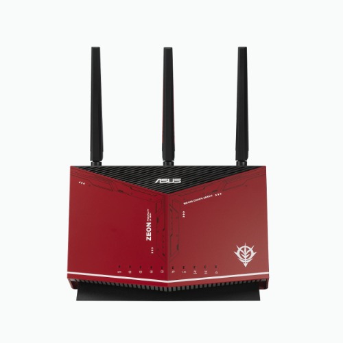 ASUS AX5700 WiFi 6 Gaming Router (RT-AX86U Zaku II Edition) – Dual Band Gigabit Wireless Internet Router, NVIDIA GeForce NOW, 2.5G Port, Gaming & Streaming, AiMesh, Lifetime Internet Security - AX5700 | Zaku Edition Router