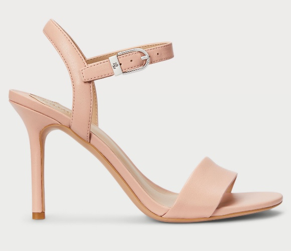 GWEN NAPPA LEATHER SANDAL - sunrise blush