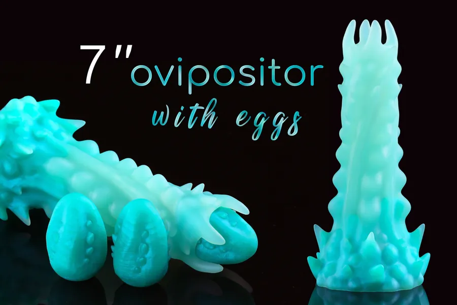 Ovipositor With Eggs - Small eggs- Kegel Eggs - Silicone Eggs - Squishy Eggs - Vaginal Eggs - Adult Toys - Sex Toy -Mature