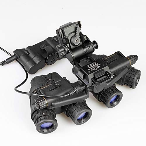 FMA Tactical Airsoft Dummy GPNVG18 Night Vision Goggles L4g24 Helmet Mount Set Cosplay No Function NVG Model Kit - BK