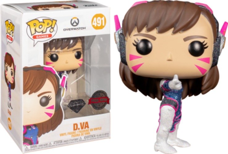 Overwatch - D.Va Diamond Glitter US Exclusive Pop! Vinyl [RS]-FUN46056-FUNKO 889698460569 | eBay