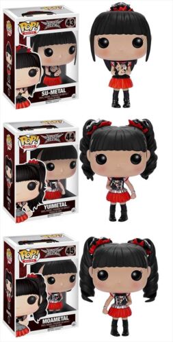 Funko POP! BABYMETAL Su-Metal Yuimetal Moametal plush figure mascot Japan USED 4589974712578 | eBay