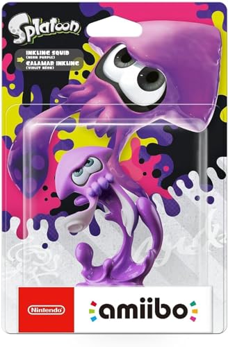 Inkling Squid amiibo - Splatoon 2 (Nintendo Switch) - Splatoon Tintenfisch (Neon-lila)