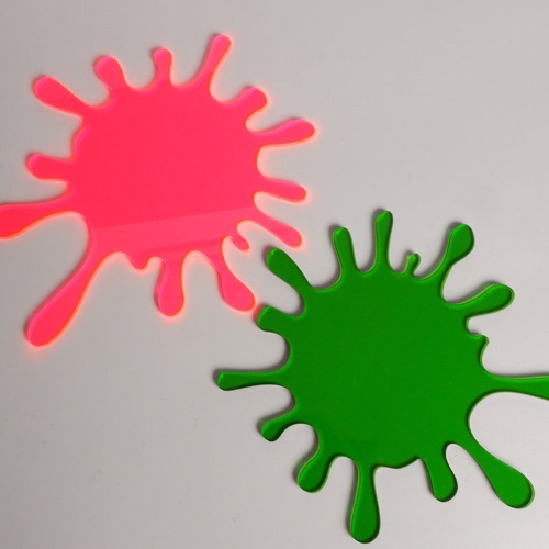 Splatoon Coasters: Stylish, Durable, Playful - B