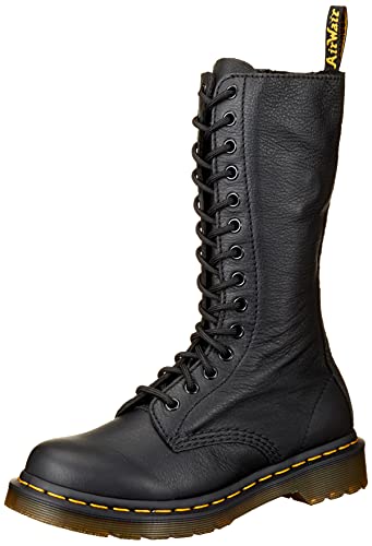 Dr. Martens, Women’s 1B99 14-Eye Lace Up Leather Boot - 6 - Black
