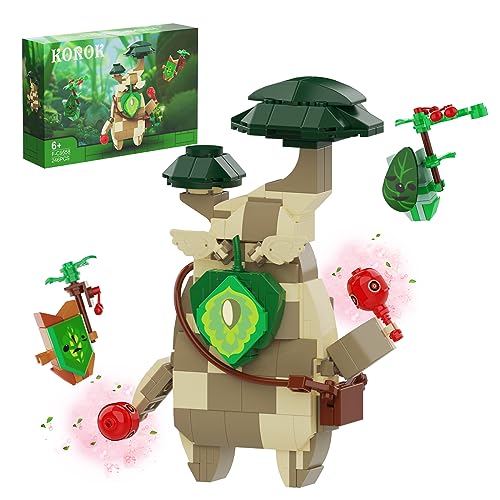 Korok Building Set, Hestu Cute Game Merch Figures, Yahaha Model Building kit, Great Toys Gifts for Fans Kids Adults (246 Pieces)