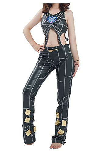 Duwseal Jolyne Cujoh Costume Jolyne Kujo Cosplay Dress Outfit Suit Set - Large - Jolyne Cujoh