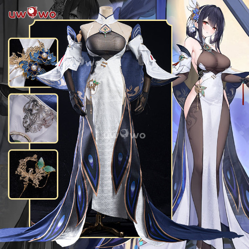 【In Stock】Uwowo Azur Lane Chen Hai Chenhai Retrofit 18+ Sexy Gown Cosplay Costume - XXXL