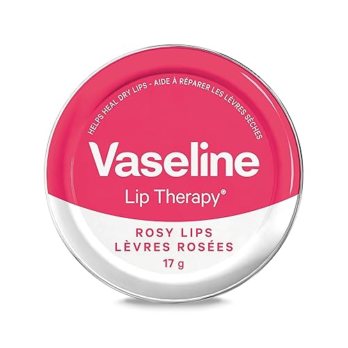 Vaseline Lip Therapy Balm Tin for dry lips Rosy Lips moisturizing 17 g - Rosy