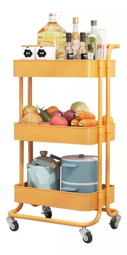 Fruit bowl three floors - Yellow