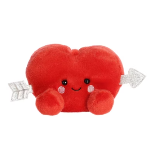 Aurora Mini Paolo Cupid Heart Palm Pals Adorable Stuffed Animal Red 5"