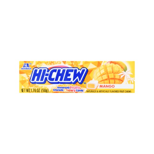 Soft Chewy Fruit  Jelly Gummy Candy Mango 50g - Mango Flavor