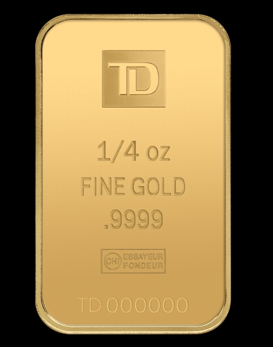 Buy 1/4 oz TD Gold Bar | Price in Canada